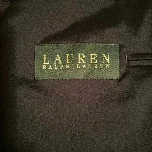 Lauren by Ralph Lauren men’s black suit coat. - Picture 7 of 8